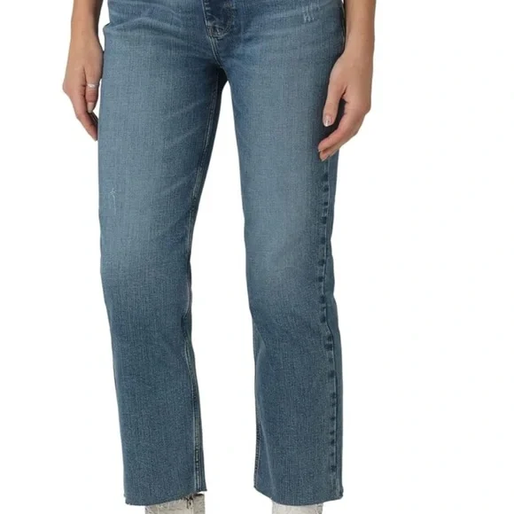 Wrangler Women's High-Rise Rodeo Straight Leg Crop Jean - Picture 12 of 16